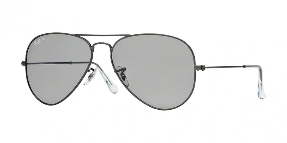 Ray Ban RB 3025 Aviator Large Metal Sunglasses - Medium - 58mm - Silver - view 23